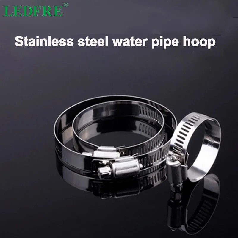 LEDFRE все размеры из нержавеющей стали 304 червь привода высокое качество хомут для