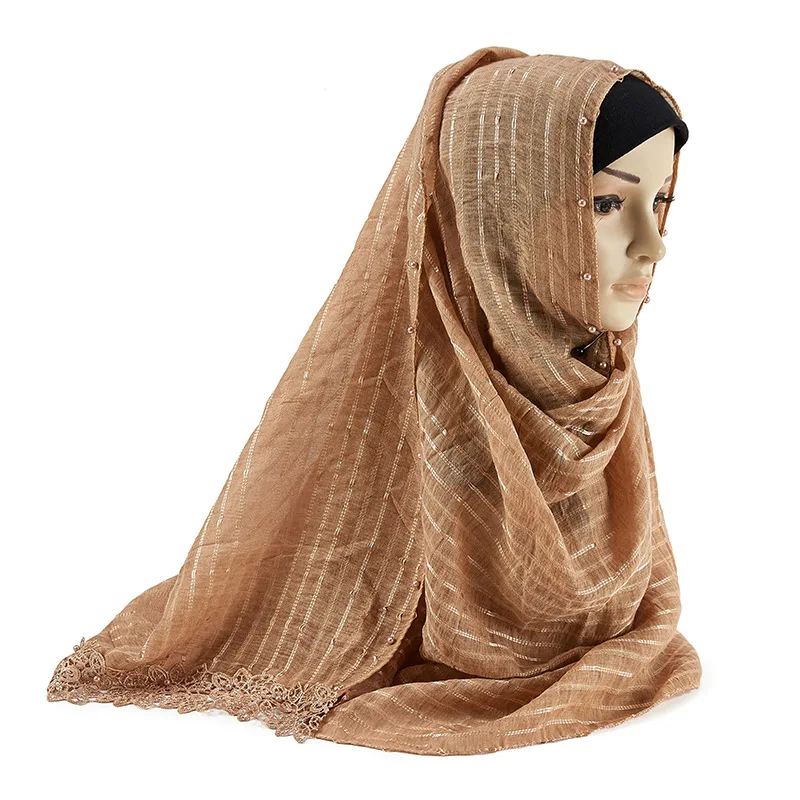 

New lace hijab scarf female Malaysia headscarf Muslim head cove turban abaya muslim dress high quality wraps scarves/scarf 1pc