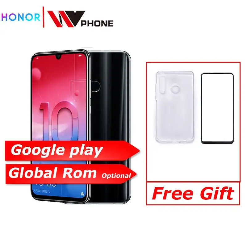Honor 10 Lite honor 10 смартфон 6,21 дюймов 2340*1080 Восьмиядерный мобильный телефон 3 камеры отпечаток пальца