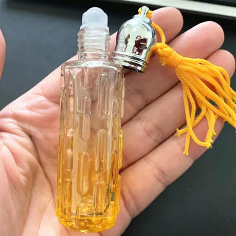 

Empty Essential Oil Vial Roll On Glass Bottle Portable Travel Size 13ml Personality Rack Surface Packaging Bottles 25pcs/lot