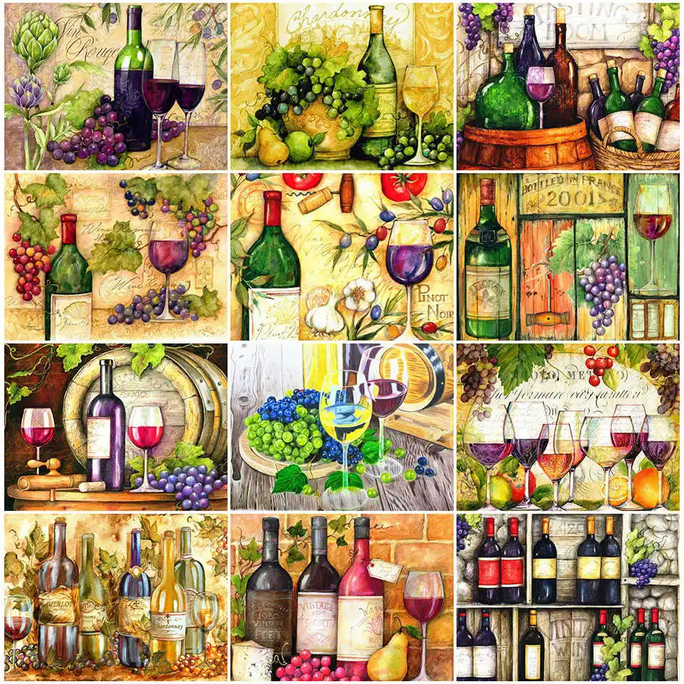 

AZQSD 5D Алмазная вышивка кружка Алмазная мозаика фрукты картины из алмазов вышивка крестиком декор для дома