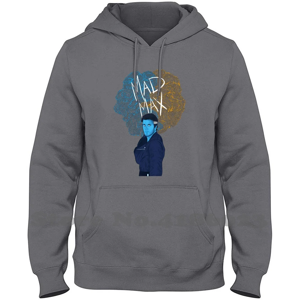 Mel &quot Mad Max ( Transparent ) 100% Pure Cotton Hoodie T-Shirt The Road Warrior Fury Beyond Thunderdome Tom Hard