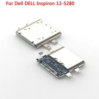 30pcs usb type c power connector jack suitable suitable for dell dellinspiron12 5280 tablet pc charging data socket port