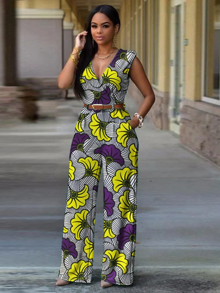 

Wholesale Ankara African Print Fabric Wax Textile African Art Cloth 6 yards In Yellow Blue Flower Design Y-161