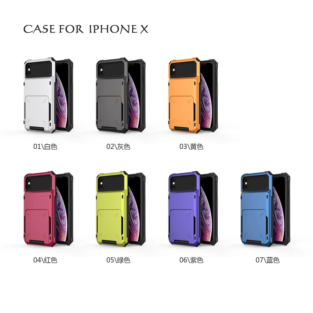 for iphone 11 11 pro 11 pro max 7 8 plus xs max 6 case flip card slots business armor case for iphone x xs xr 7 7 6 6s cover free global shipping