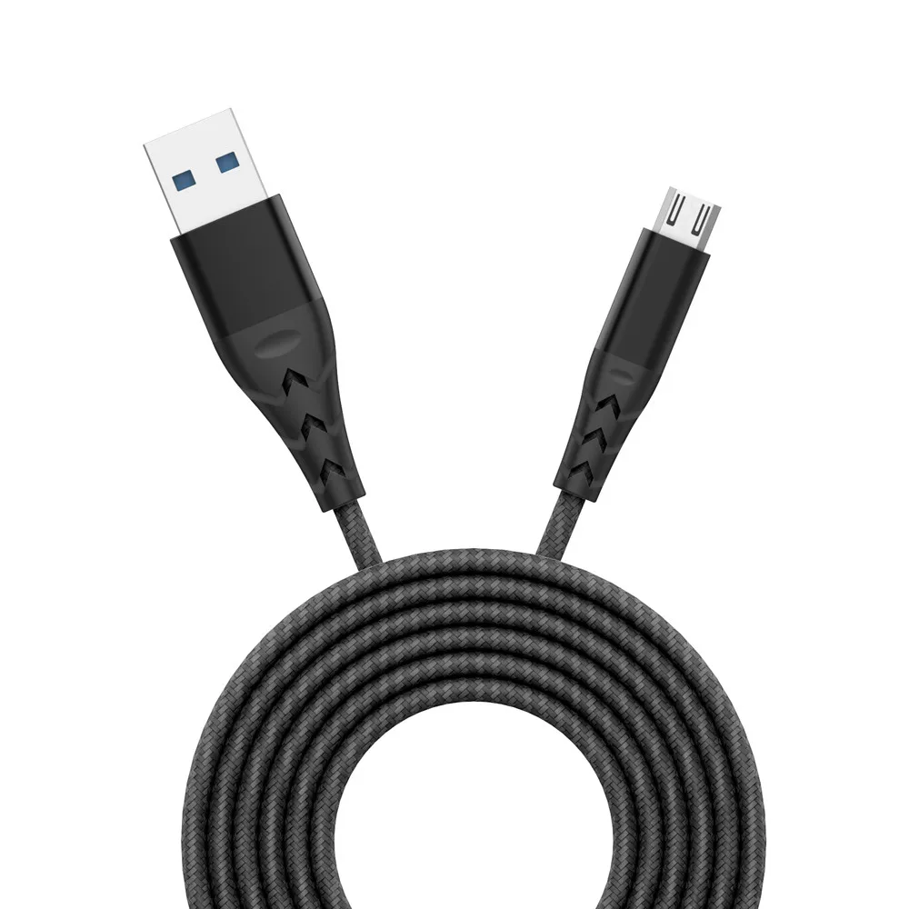 2а Micro USB 2 м плетеный кабель для быстрой зарядки Samsung прочный Xiaomi Tablet Android Huawei |