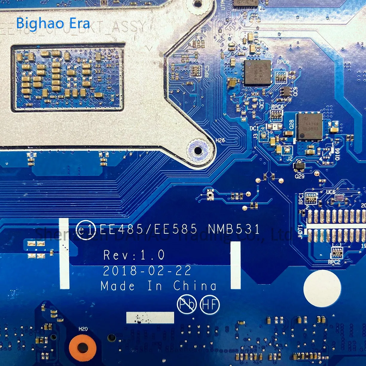 for lenovo thinkpad e485 e585 laptop motherboard with amd r5 2500 cpu ddr4 ee485 ee585 nmb531 nm b531 mainboard 100 working free global shipping