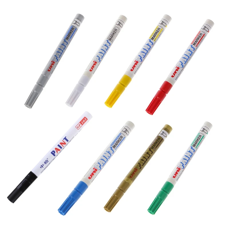 Фломастеры на масляной основе водостойкие 1 шт. | Канцтовары для офиса и дома