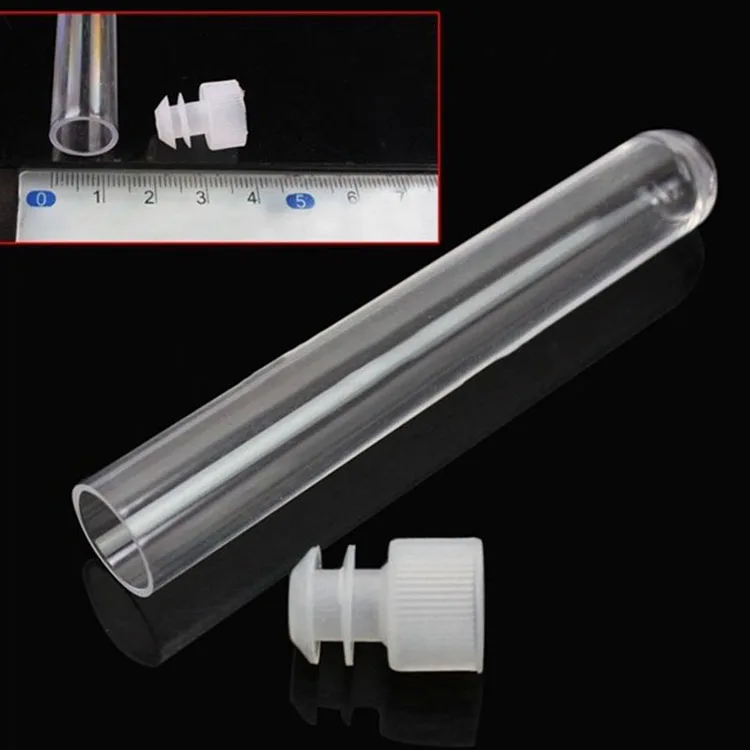 Новые лабораторные принадлежности 10 упаковок пробирок из прозрачного пластика