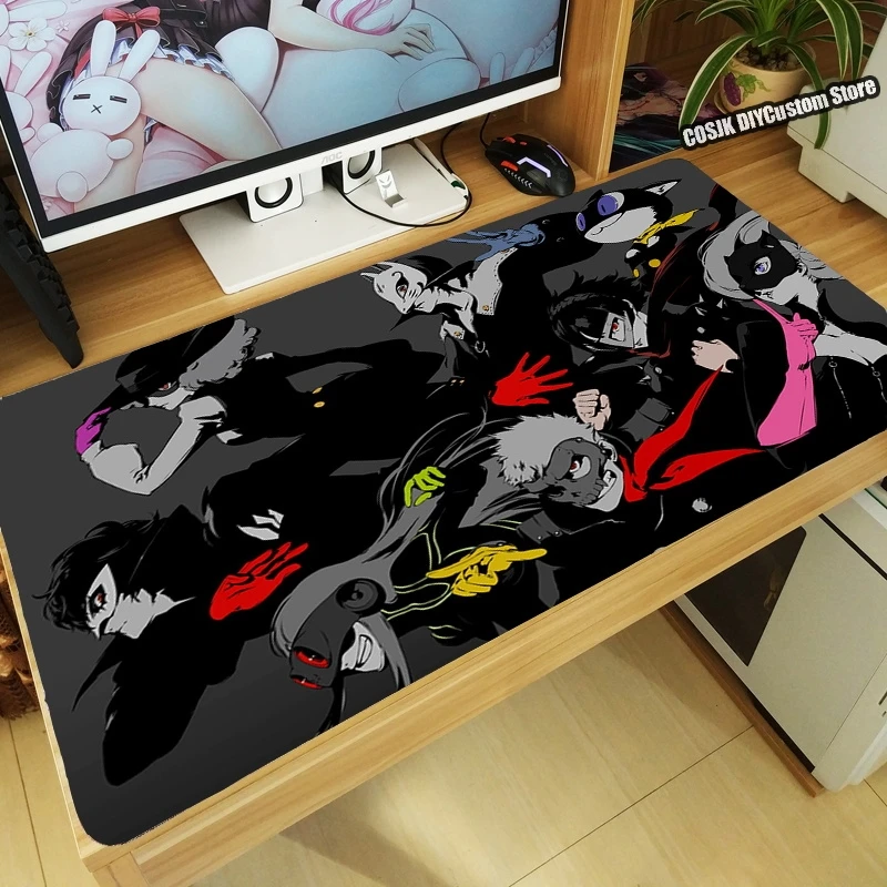 Новинка коврик для мыши аниме Persona 5 Anne Takamaki Ryuji Sakamoto Amamiya Ren утолщенный ПК милый