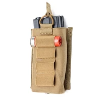 tactical m4 molle single magazine pouch 12ga 12 gauge shells holder waist bag military hunting airsoft ammo mag pouches