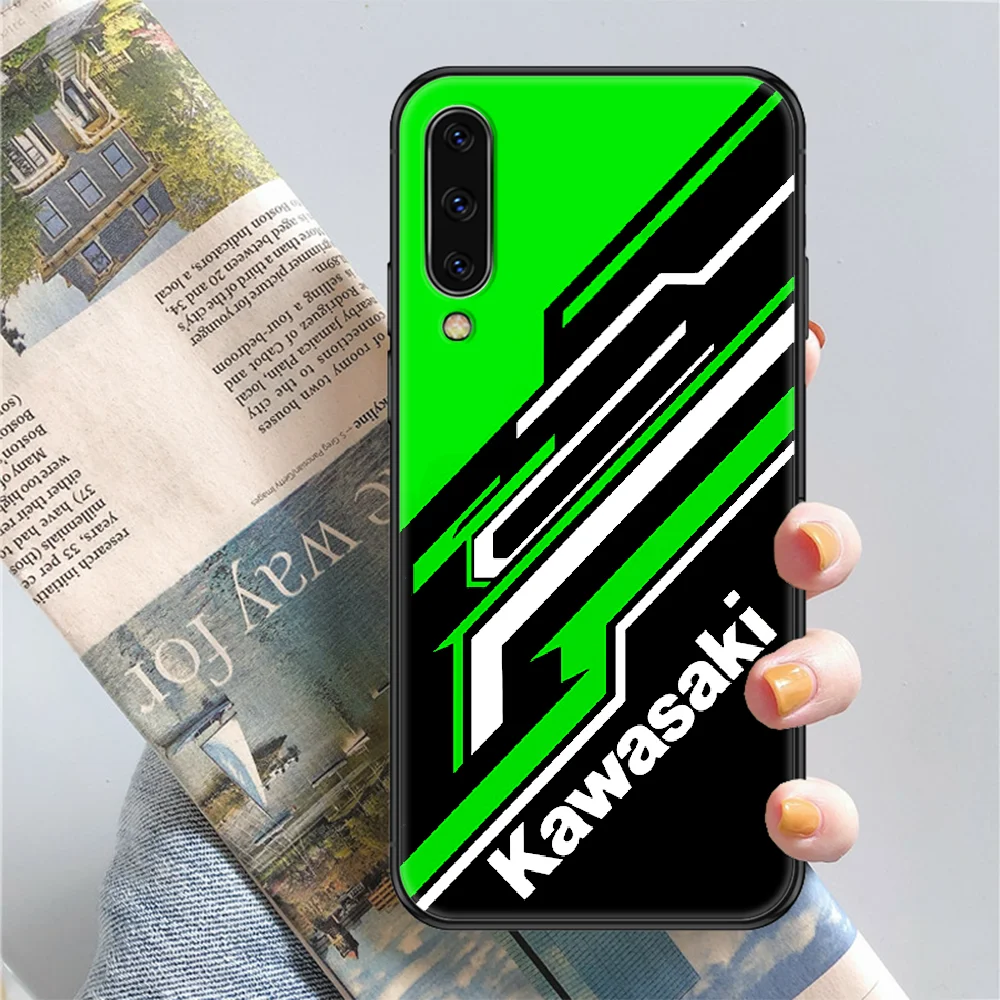 

Brand Kawasakis Moto Phone case For Samsung Galaxy A 3 5 7 8 10 20 21 30 40 50 51 70 71 E S 2016 2018 4G black trend back