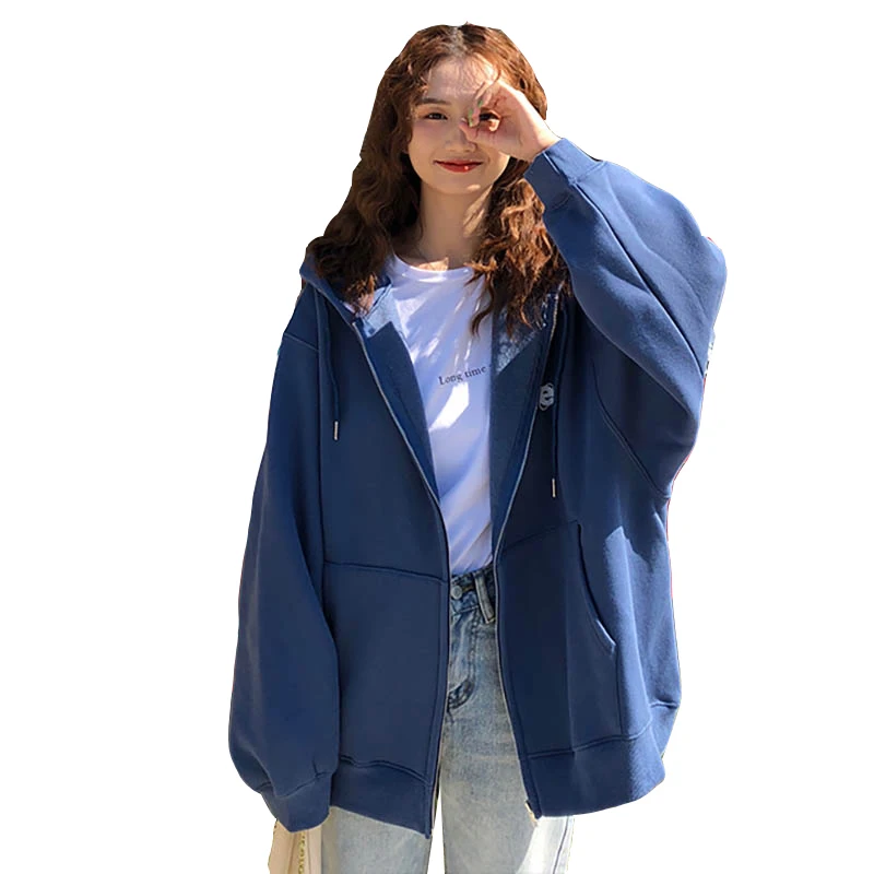 

Thick Coat Female Ins Trendy Late Korean Style Student Autumn and 2019 New Winter Brushed Jacket Retro Hong Kong