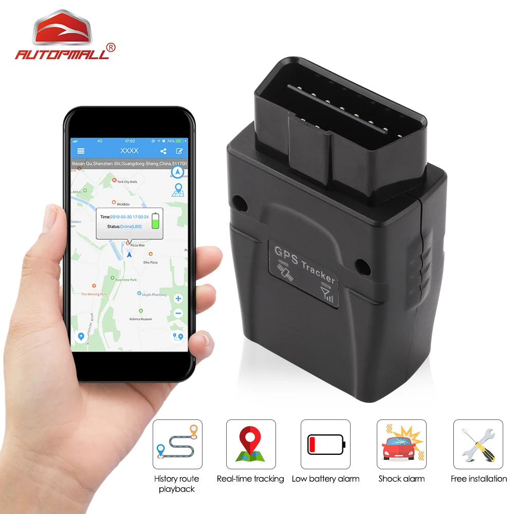 GPS локатор OBD 2G с функцией бесплатной установки|GPS-трекеры| |