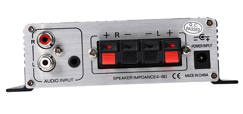 Автомобильный усилитель L-epai LP-2020A 12 в стерео мини компьютер мотоцикл Hi-Fi выход усилитель идеальный аудио усилитель 2x20 Вт RMS