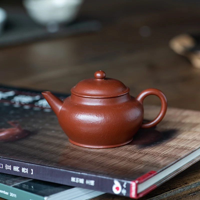 

★★Authentic yixing recommended level of pure manual dahongpao zhu mud pot famous disciple Wu Cheng jin-gen xu