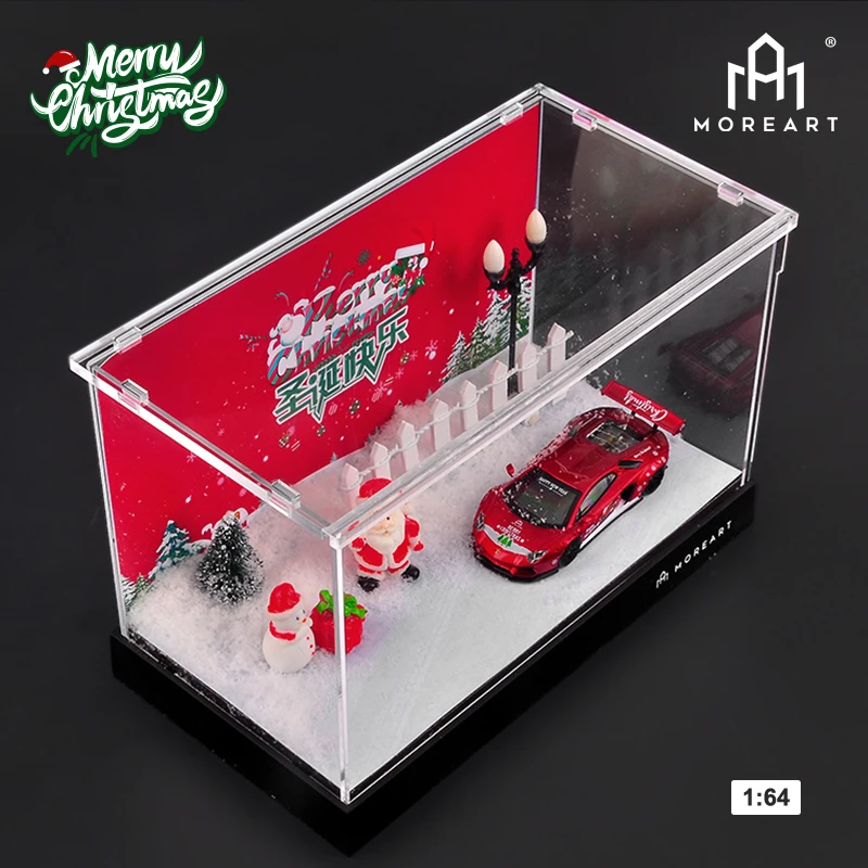 

MoreArt 1/64 Christmas Scene Assembled Diecast Model Car