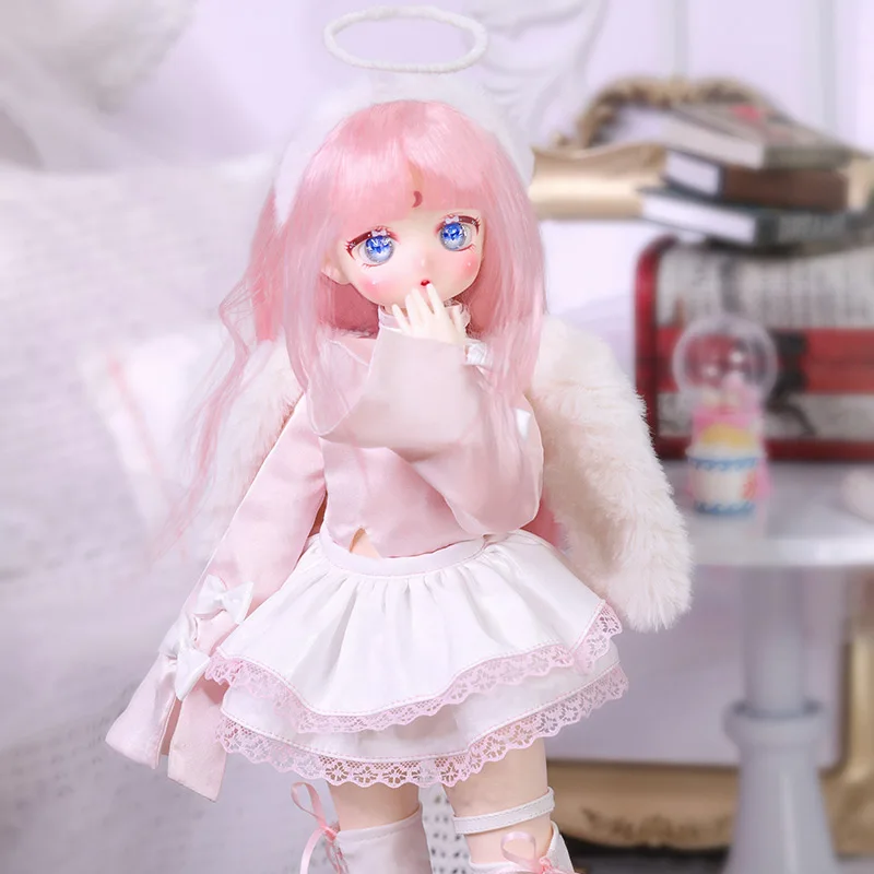 BJD Doll Shuga Fairy Yurina 1/4 Resin Toys Surprise Gift for Girls Anime Figure Angel Pink Cute Baby Toys