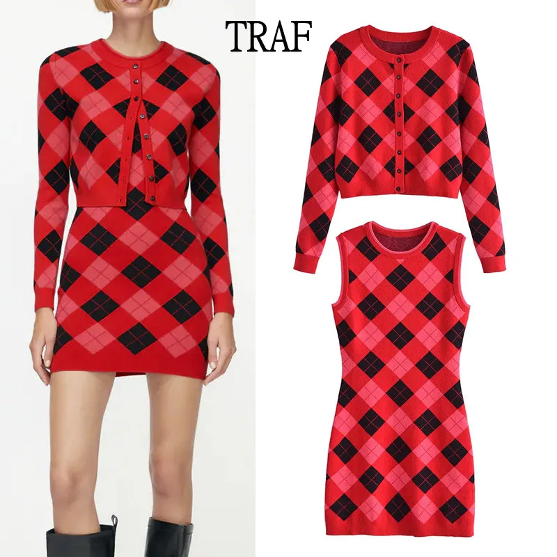 

Женский вязаный кардиган с длинным рукавом, с узором ромбиками