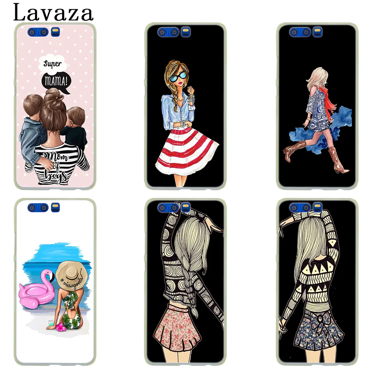 Lavaza Best Friend Shopping girl Phone Case for Huawei Y9 Y7 Prime 2018 2019 Honor 20 10 8 8A 8X 9X 9 Lite 7C 7X 7A Pro Cover | Мобильные