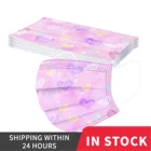 10100 шт. одноразовые дыхательные аппараты для взрослых; Маска тай-дай градиент печатных трехслойная нетканые Хэллоуин Косплэй маски для лица маска Mascarilla