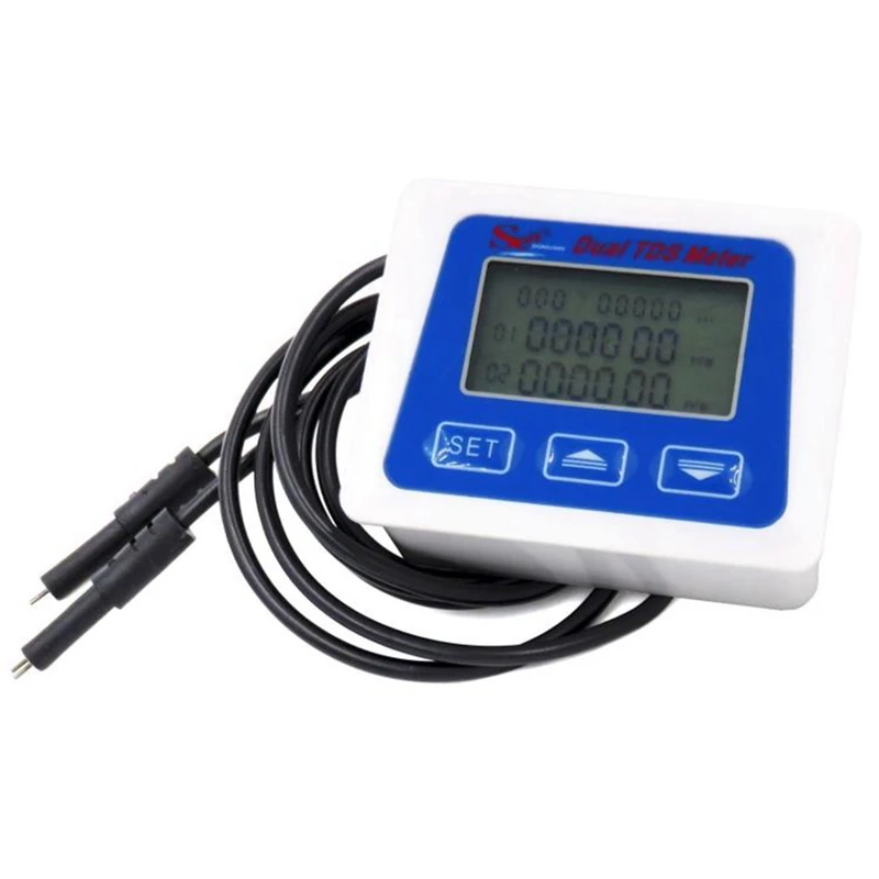 Двойной зонд Цифровой TDS метр Онлайн тест проводимость качество воды er монитор