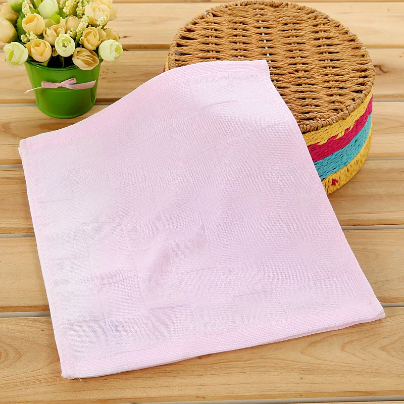 2 шт. хлопковые квадратные марлевые платочки для новорожденных слюнявчик