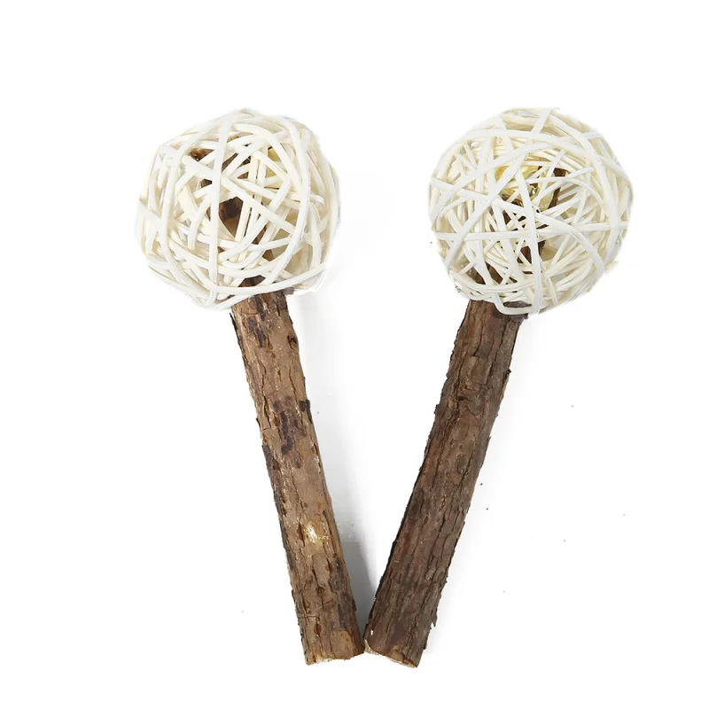 

2 Pcs/Lot Polygonum Hydropiper Cane Lollipop Molars Cleaning Stick Cat Play
