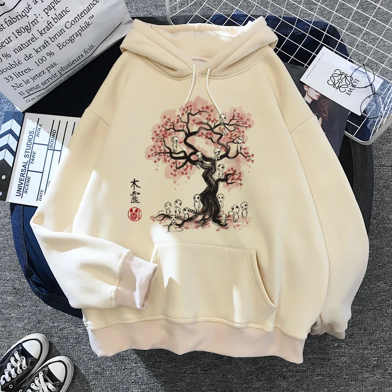 

Totoro Studio Ghibli Cute Anime Funny Cartoon Hoodies Women Harajuku Ullzang Kawaii Graphic Sweatshirt Winter Warm Hoody Female