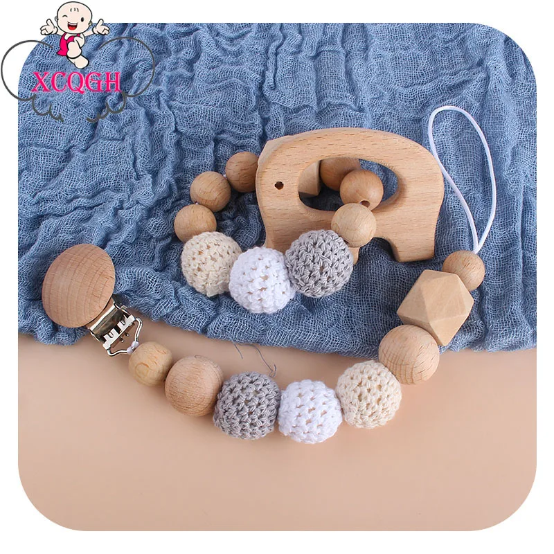 XCQGH пустышка-пустышка пустышка зажимы для соски экологически чистый деревянный