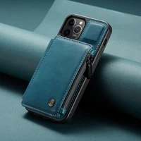 magnetic wallet case for iphone 12 mini 11 pro max xs xr x 8 7 plus case armor shockproof card holder wallet flip cover buckle