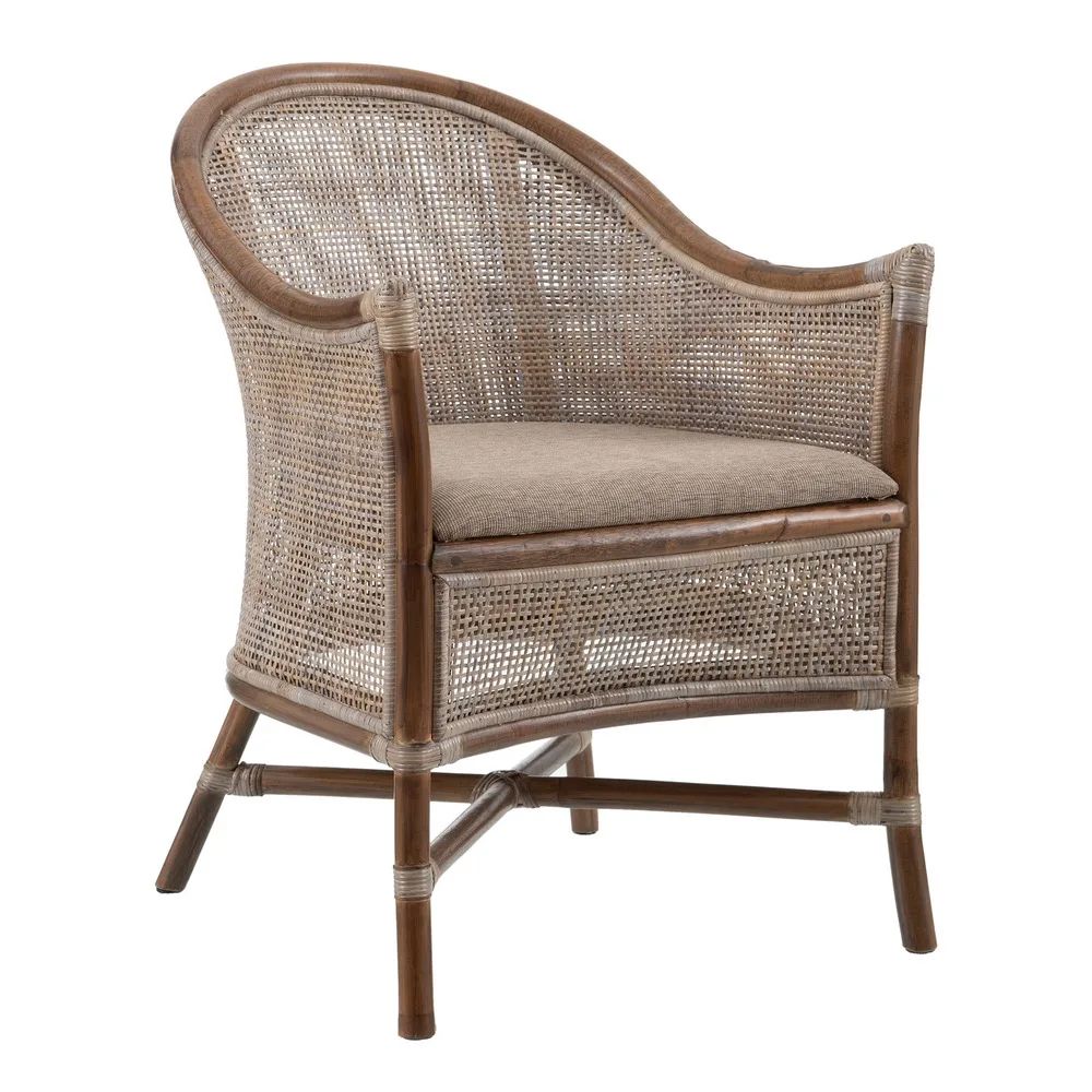 Салонный салон Sillon natural-коричневый РАТАН 58x62x79 см |