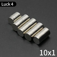 2050100200500pcs round magnet 10x1mm neodymium magnet n35 permanent ndfeb super strong powerful magnets axial magnetization