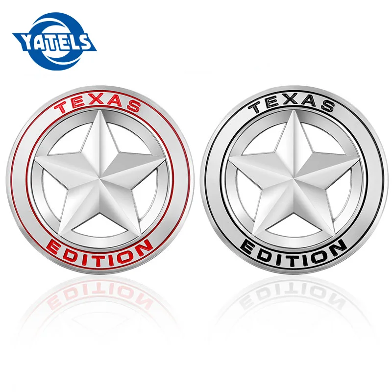 3D металлическая эмблема TEXAS EDITION щит пентаграмма значок для автомобиля крыло