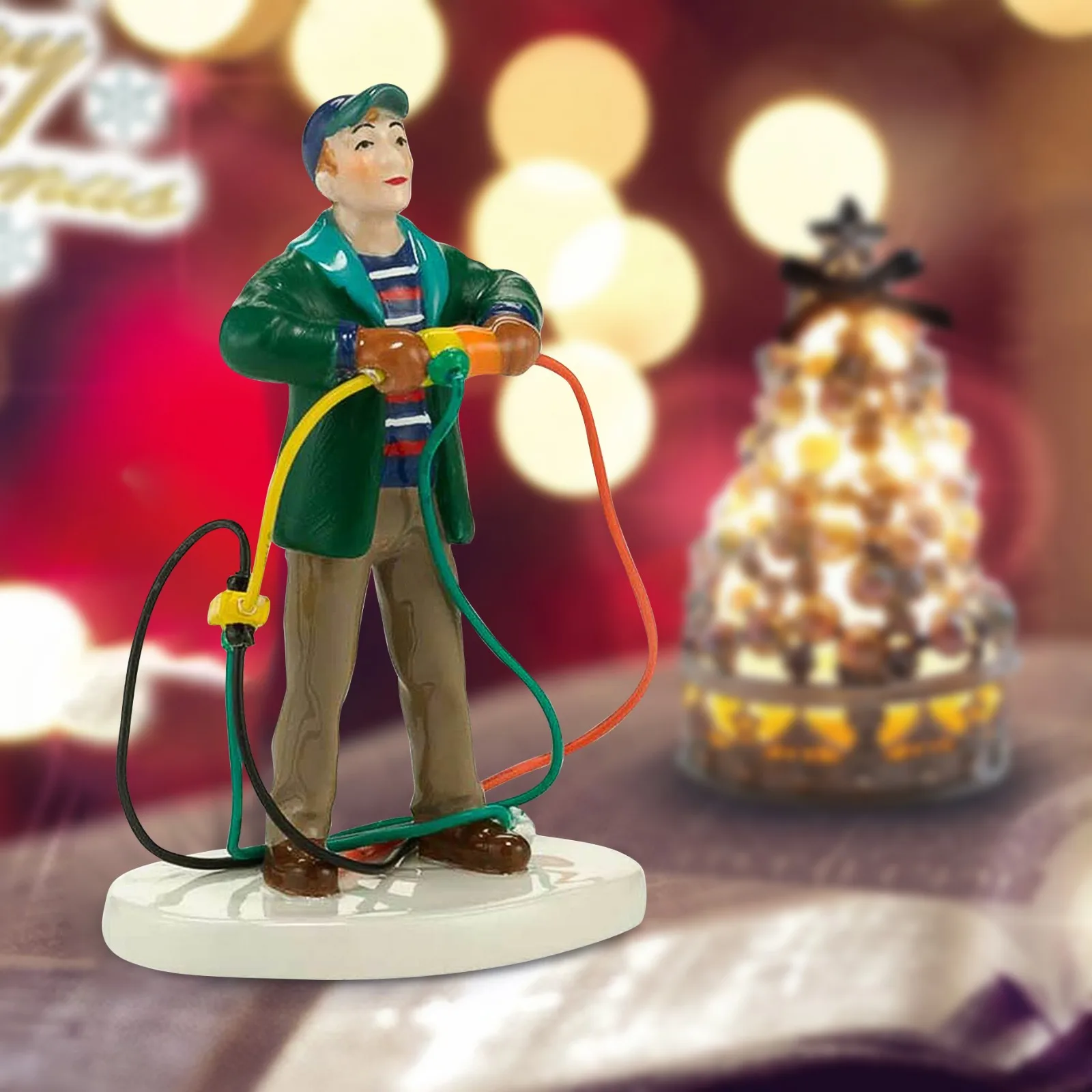 Рождественские праздничные светящиеся здания рождественские украшения