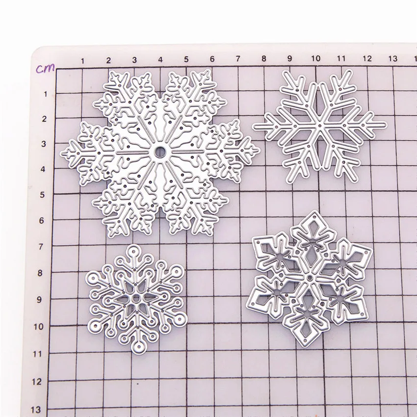 Пресс формы 9*10 5 см металлическая печать в виде снежинки рельеф для бумаги сделай