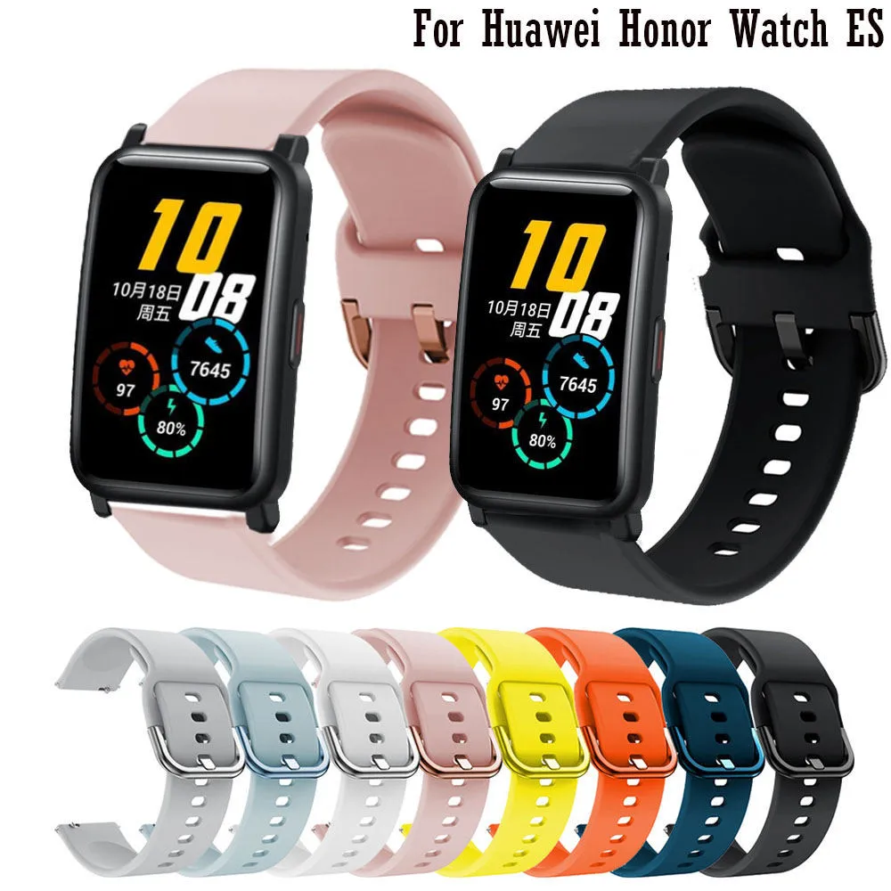 Мягкий силиконовый ремешок для часов 20 мм Huawei Honor Watch ES оригинальный Смарт браслет