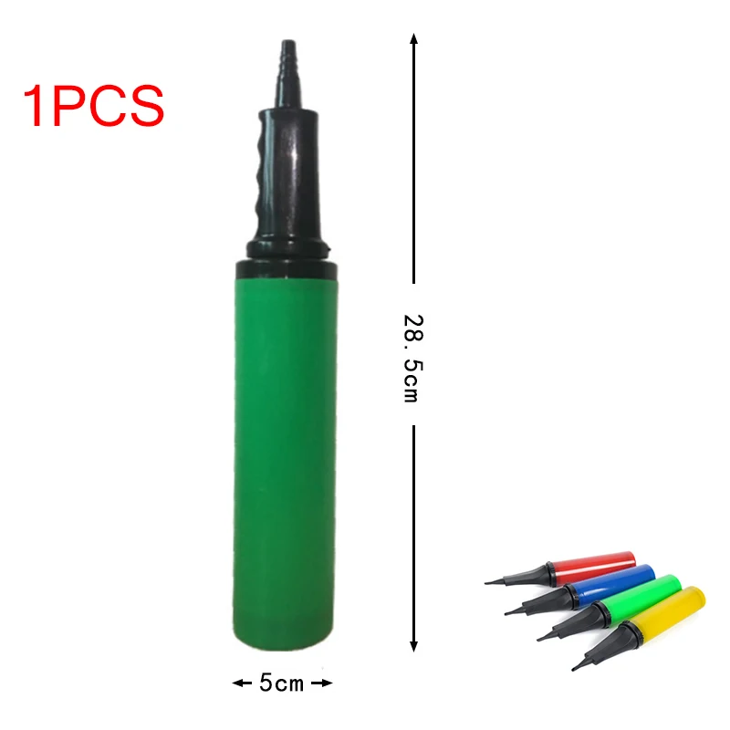 Balloon Pump Светодиодный воздушный шар с ручкой и палочками, светящиеся Прозрачные гелиевые БОБО шары, украшения для свадьбы, дня рождения, вечеринки, детский светодиодный светильник, воздушный шар - Цвет: Balloon Pump