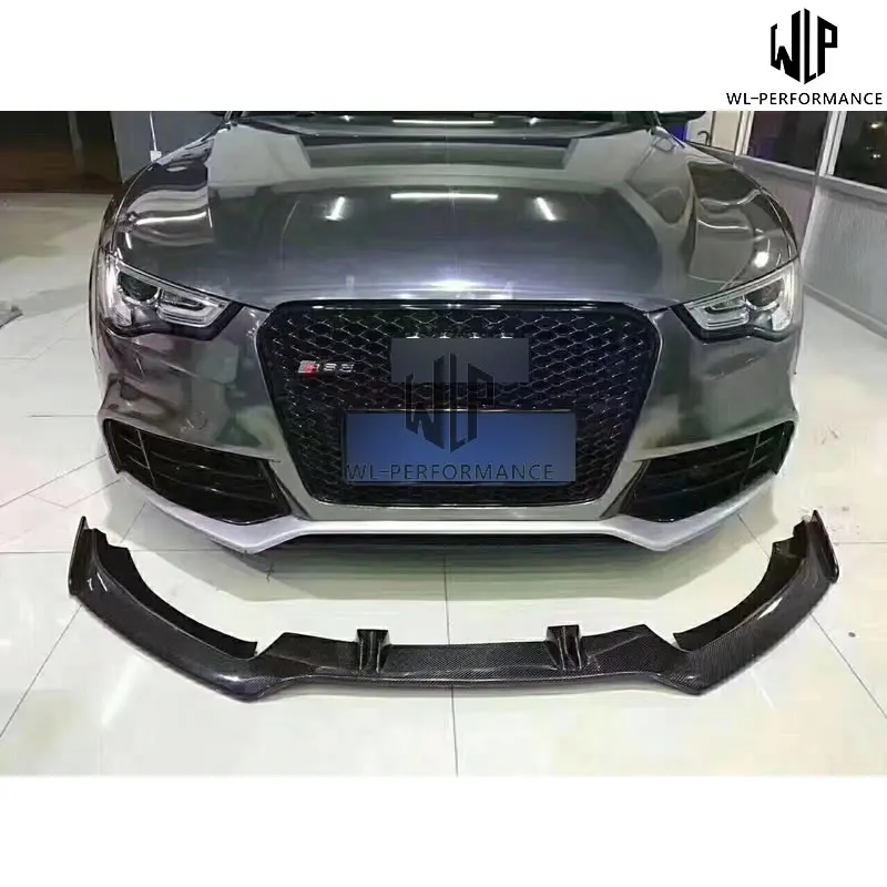 A5 RS5 автомобильный Стайлинг высококачественный сплиттер переднего бампера из