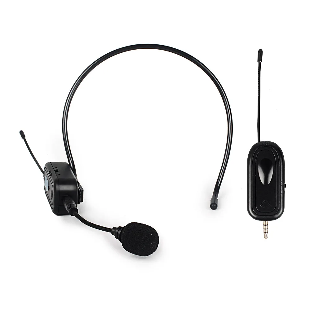 Заряжаемая Беспроводная микрофонная система гарнитура микрофон петличный