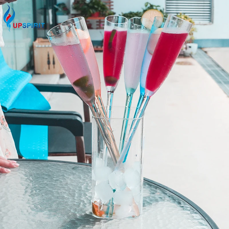 Upspirit 6 шт. пластиковая чашка для коктейлей шампанского бокалы вина