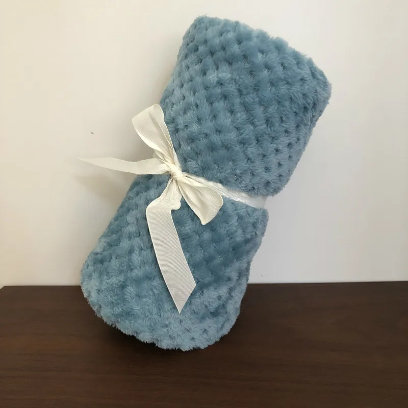 неонатальный младенец бидон ультрамягкий сетчатый фланель детский одеяло