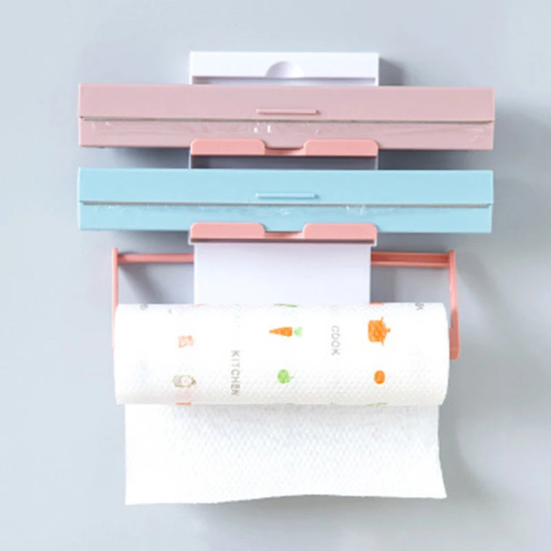 1 шт. пластиковый диспенсер для резки пищевых продуктов обертывания кухонный