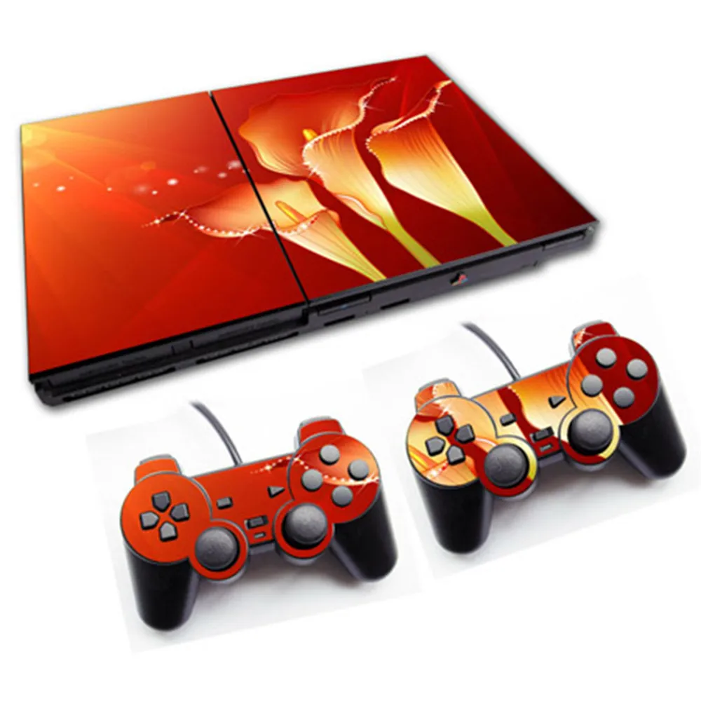 Красивый дизайн для ps2 slim 70000 серия наклейка на консоль кожи Оптовая