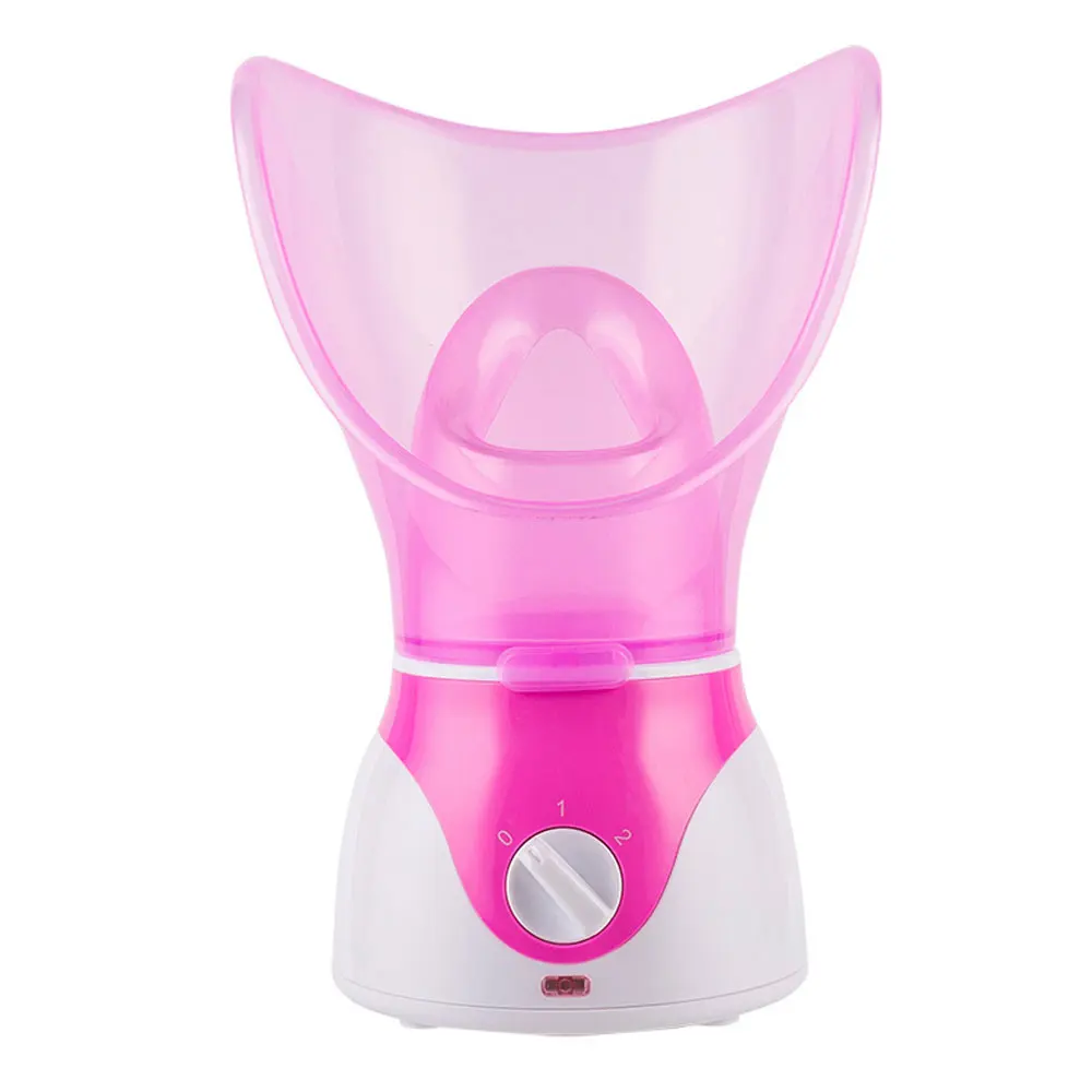 pink EU plug Моющее средство для лица, очищающее паровое устройство, аппарат для очистки лица, испаритель для лица, инструмент для ухода за кожей - Цвет: pink EU plug