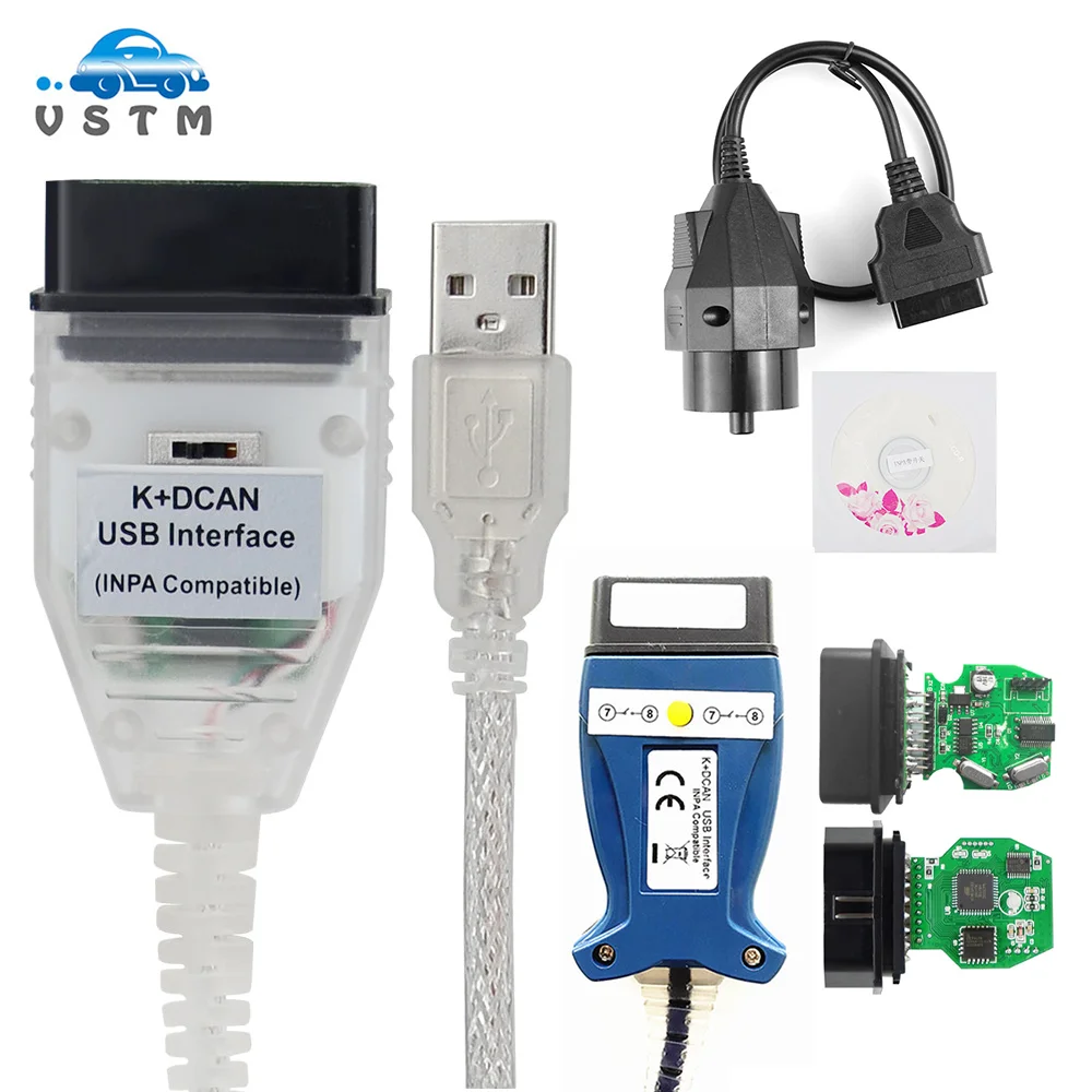 Для BMW INPA K + может с FT232RL чип переключателем для DCAN USB Интерфейс кабель 20PIN