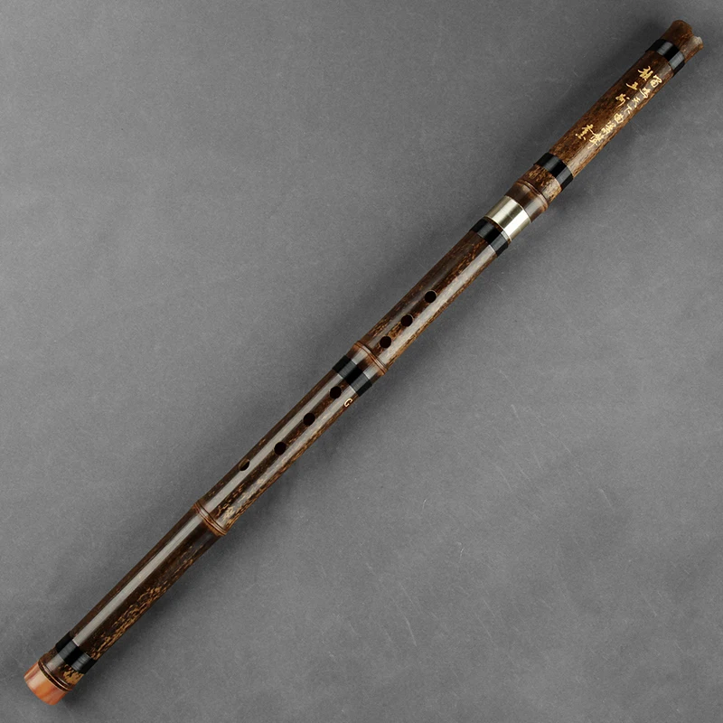 Китайская традиционная флейта 2-х секционный Сяо ключ G F бамбуковые солнечные очки ручной работы, ветро-инструмент 8 отверстий легко носить с собой