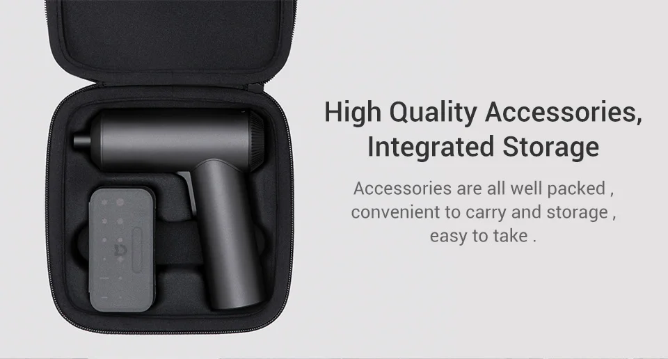 Xiaomi Mijia беспроводная электрическая отвертка перезаряжаемая 2000mAh li-ion 5N. m крутящий момент портативная отвертка с 12 шт. S2 винтовые биты