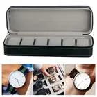 Коробка для часов из кожи и углеродного волокна с несколькими отделениями, коробка для хранения часов, органайзер для очков, серег, колец, держатель для демонстрации ювелирных изделий