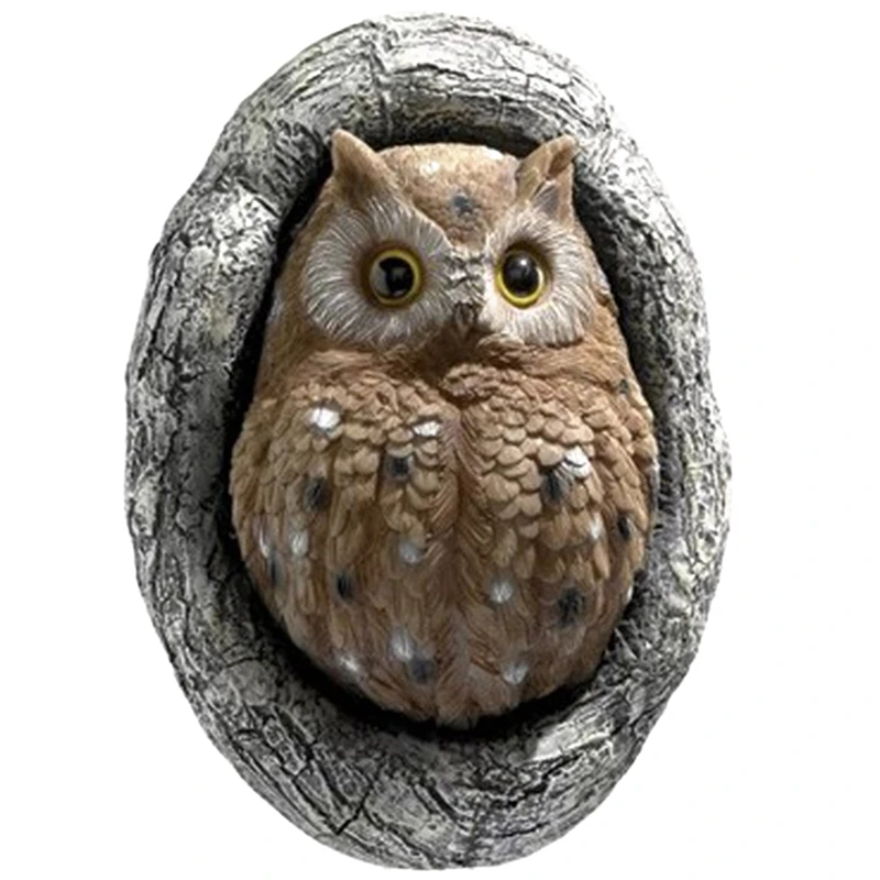 

Creative Cow Pendant Ornaments Home Garden Decoration Outdoor Ornament-Owl
